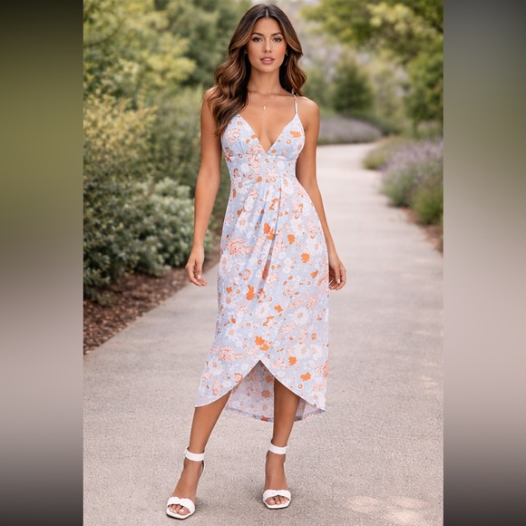 INC International Concepts Dresses & Skirts - ✨NWT~INC Floral Wrap Maxi Dress✨